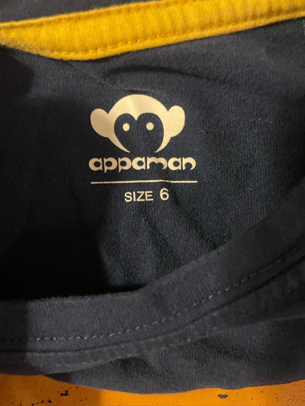 Appaman Navy Long-Sleeve Burger Stack Tee - Picture 3 of 5